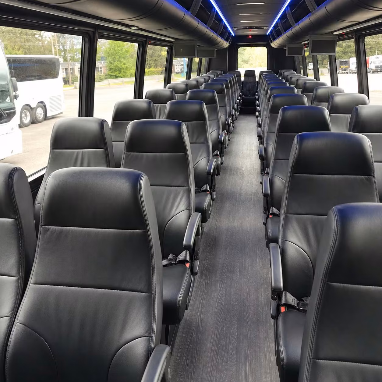 25 passenger minibus inside