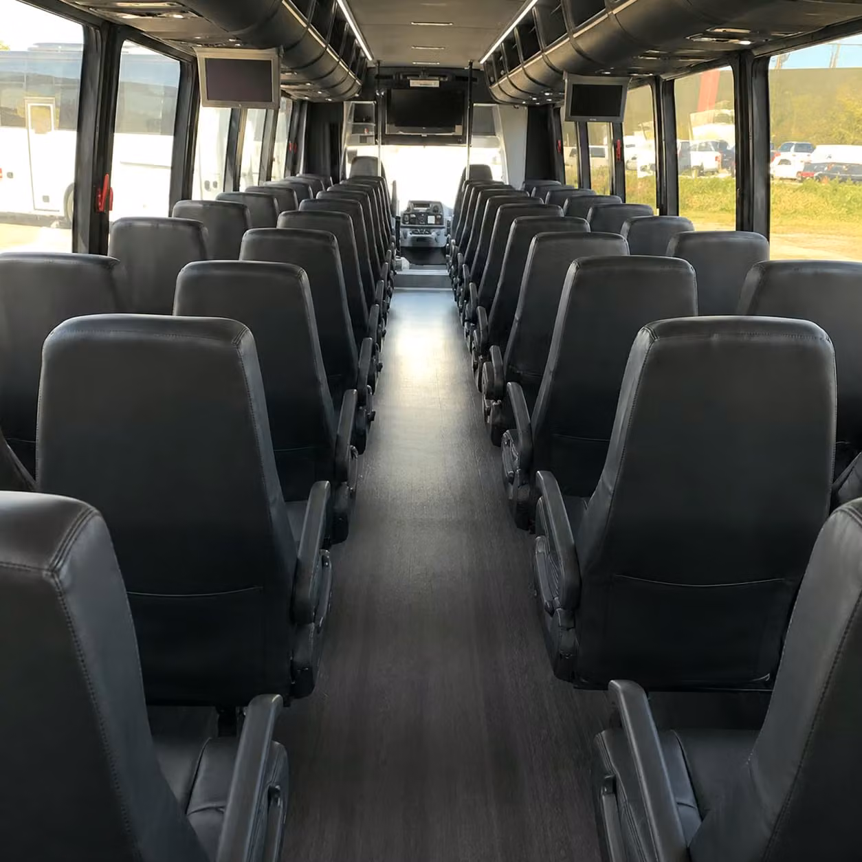 28 passenger minibus inside