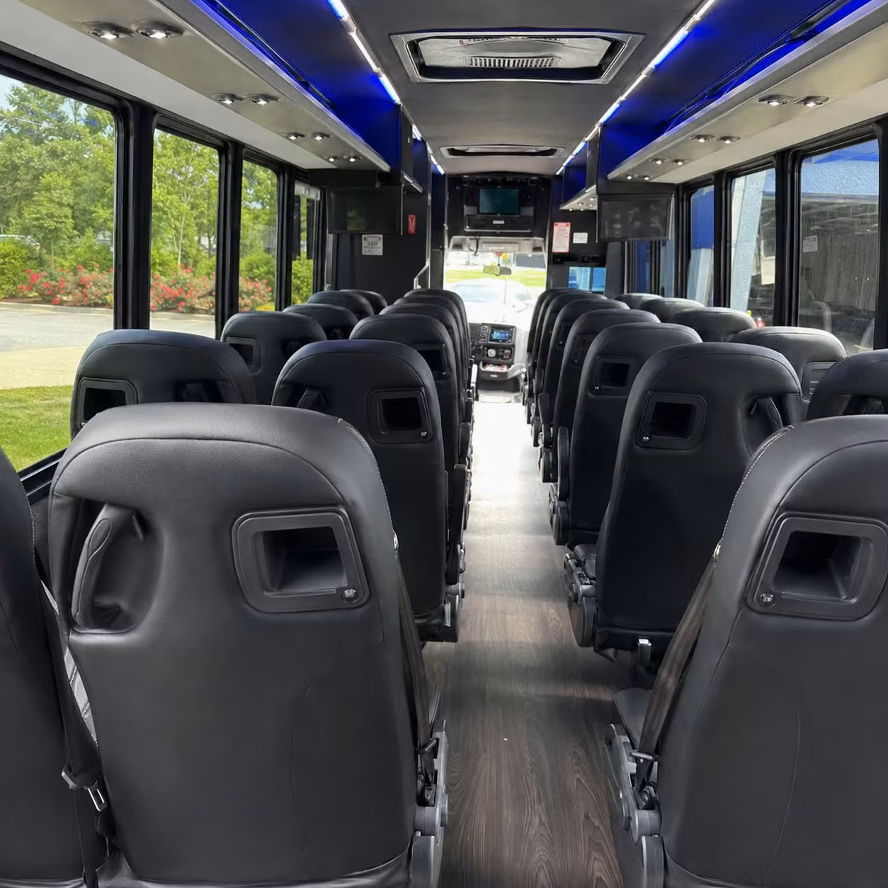 35 passenger minibus inside