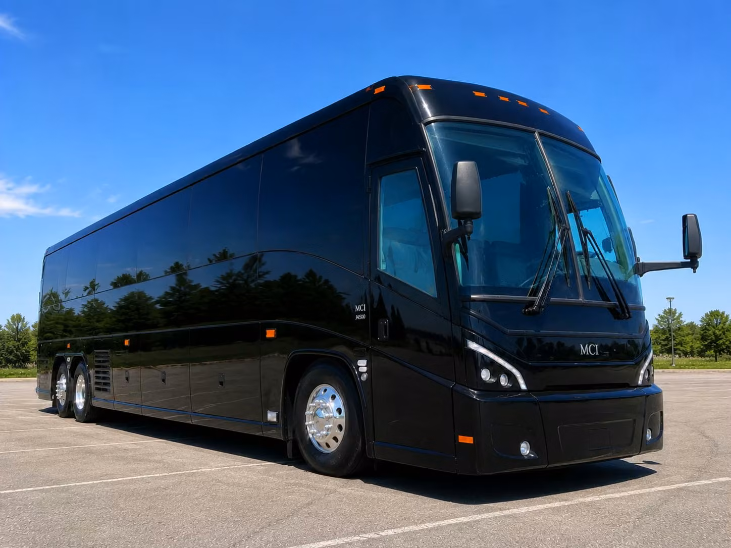 56 passenger charter bus