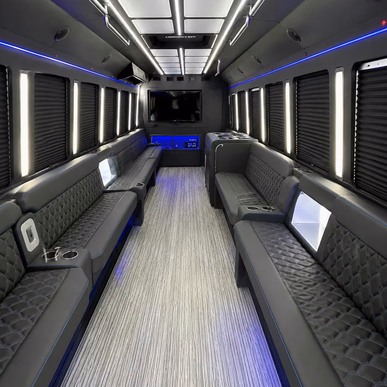 party bus interior