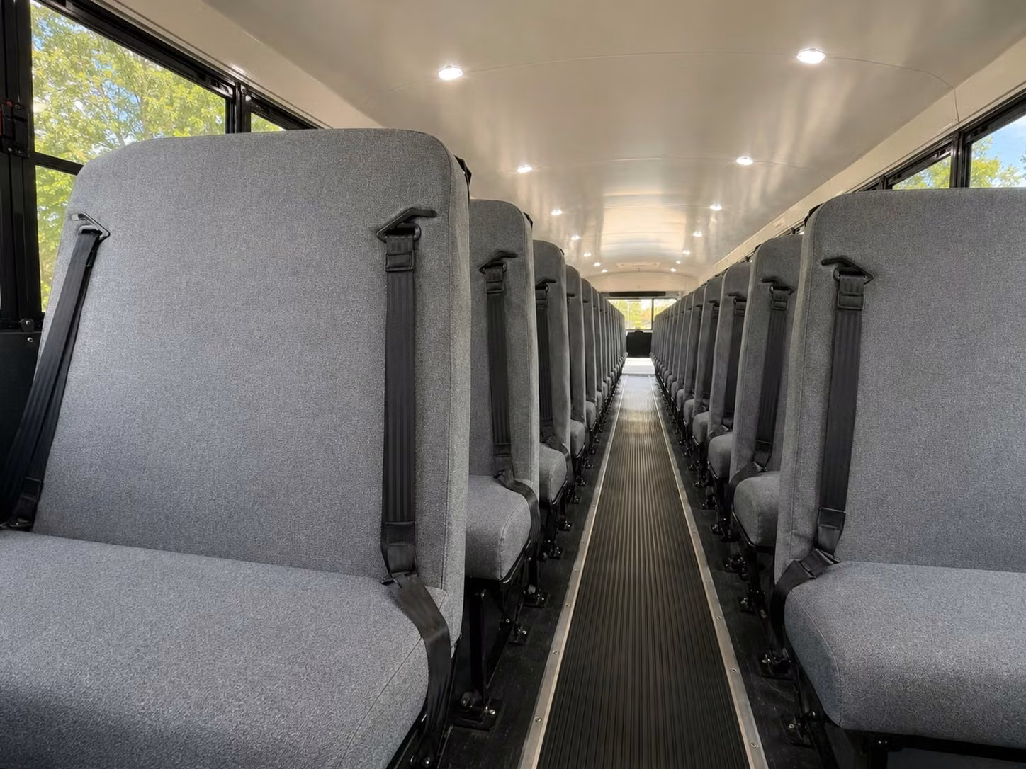 school bus interior