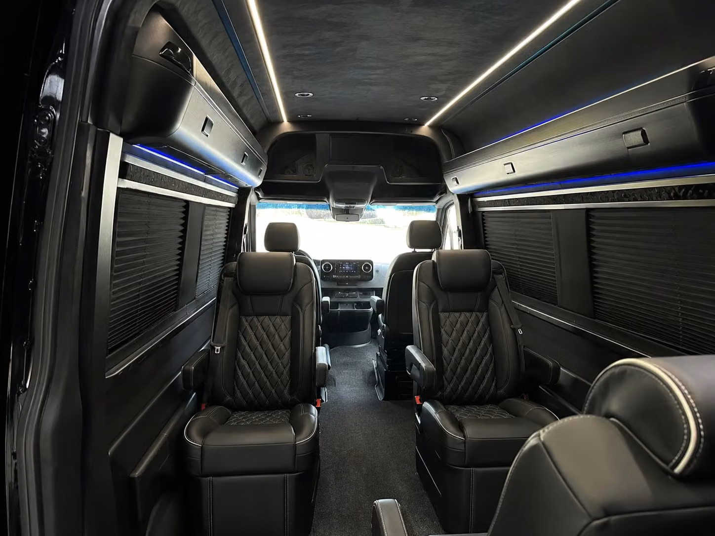 sprinter van with driver interior