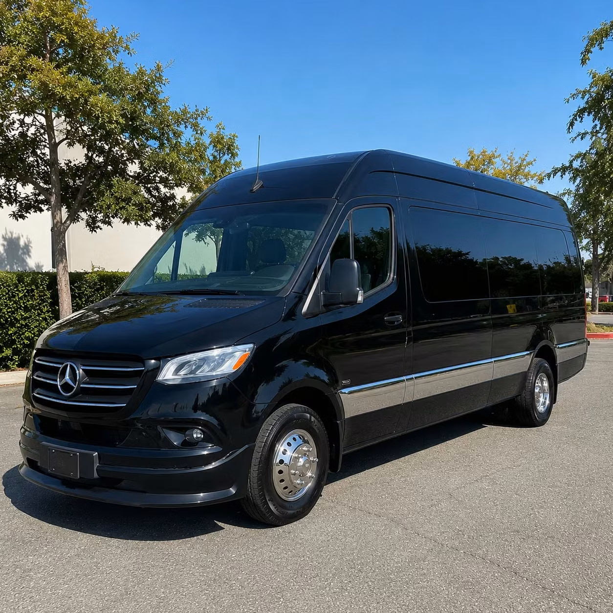 sprinter van with driver
